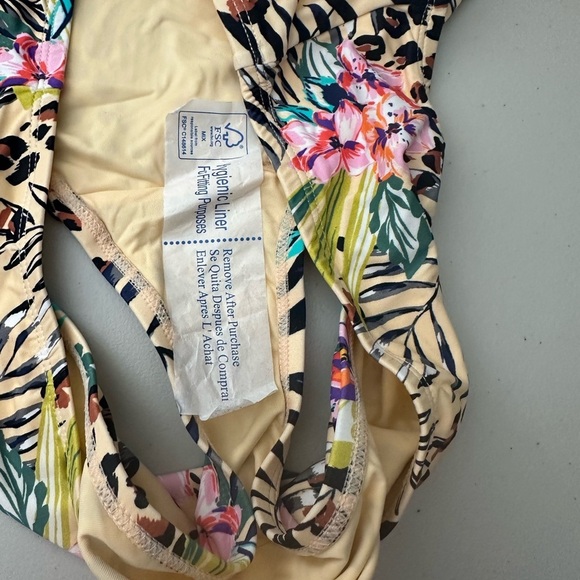 Andie Swim The Bikini Bottom in Palms Tropical Size XXXL Plus Size - Picture 6 of 8